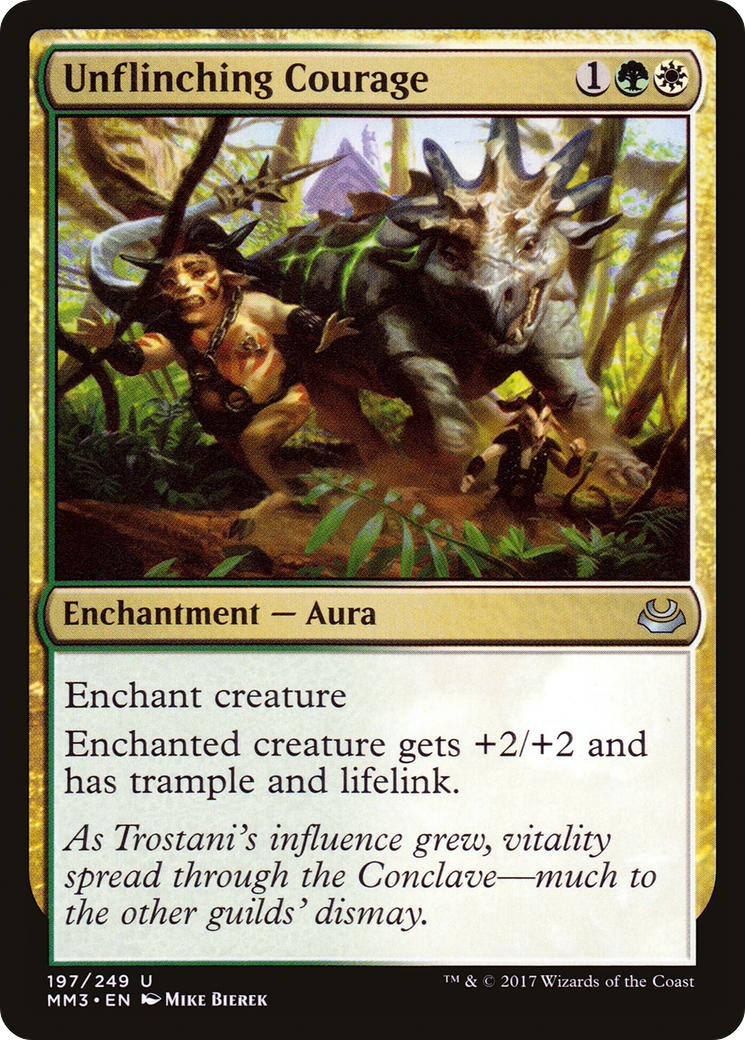 Unflinching Courage (MM3-197) - Modern Masters 2017 Foil