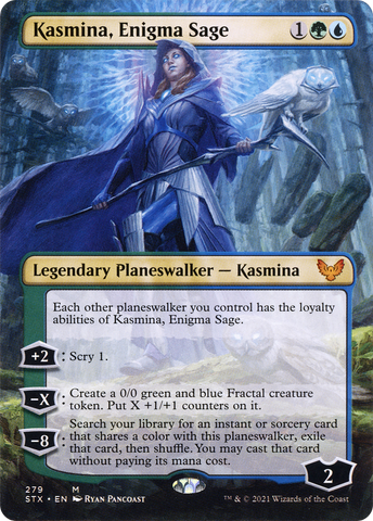 Kasmina, Enigma Sage (STX-279) - Strixhaven: School of Mages (Borderless)