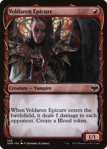 Voldaren Epicure (VOW-308) - Innistrad: Crimson Vow: (Showcase) Foil