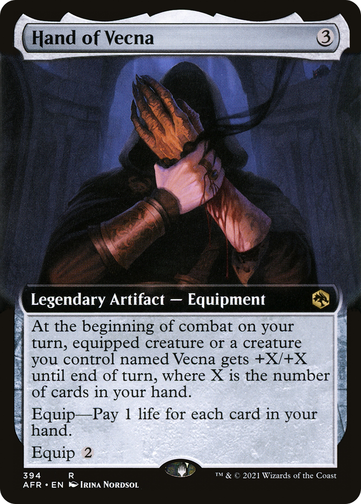 Hand of Vecna (AFR-394) - Adventures in the Forgotten Realms: (Extended Art) Foil
