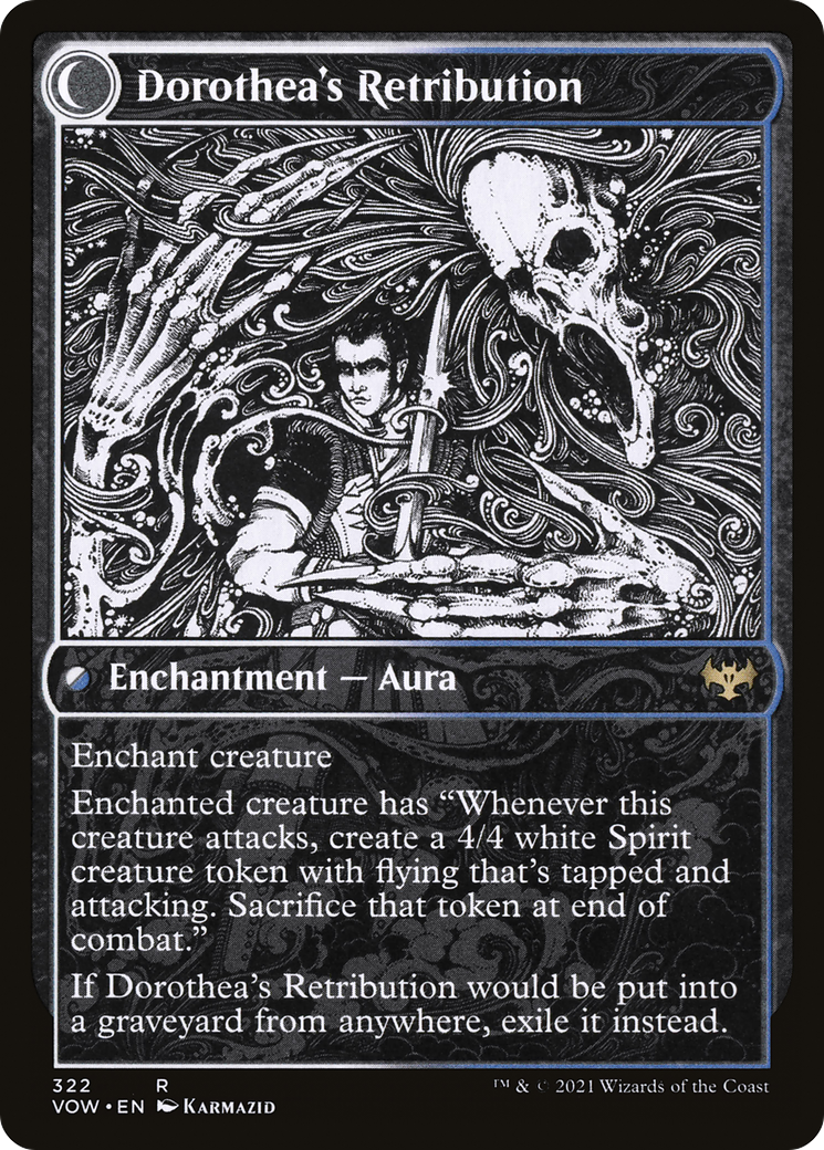 Dorothea, Vengeful Victim // Dorothea's Retribution (VOW-322) - Innistrad: Crimson Vow: (Showcase, Double Faced Transform)