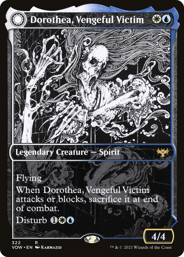 Dorothea, Vengeful Victim // Dorothea's Retribution (VOW-322) - Innistrad: Crimson Vow: (Showcase, Double Faced Transform)