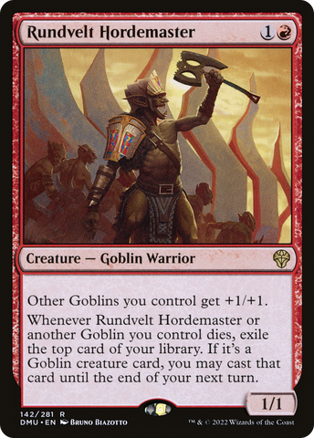 Rundvelt Hordemaster (DMU-142) - Dominaria United