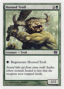 Horned Troll (8ED-257) - Eighth Edition