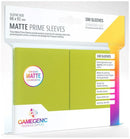 Gamegenic Matte Prime 100ct Lime Sleeves