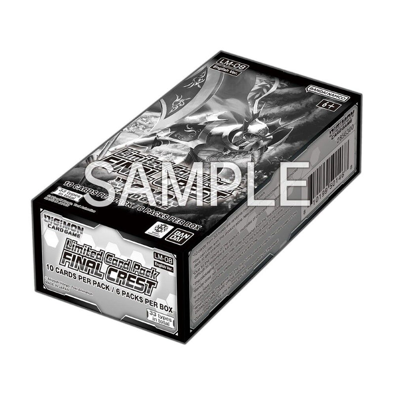 Digimon TCG - Limited Card Pack Display – Final Crest [LM-08]