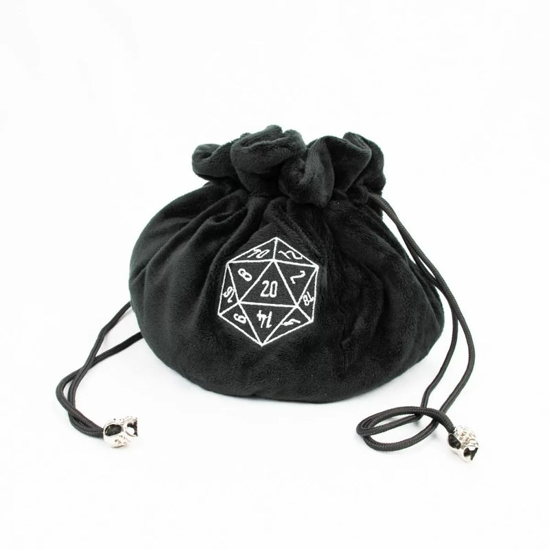 Multipocket Dice Bag Fluffy- Black