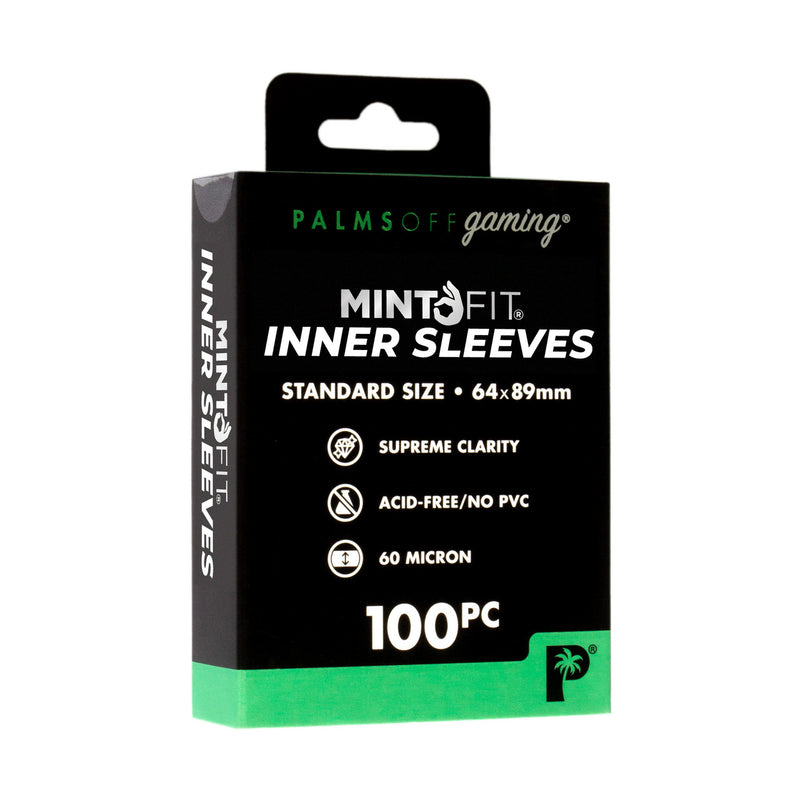 Palms Off Gaming - MintFit Inner Sleeves - Standard Size - 100pc