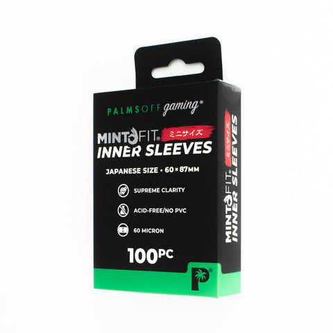 Palms Off Gaming - MintFit Inner Sleeves - Japanese Size - 100pc