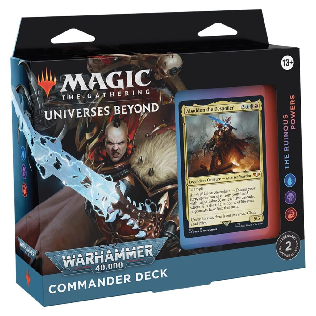 mtg warhammer 40k commander cards Magic the Gathering MtG Warhammer 40,000 40k Commander Decks Set of 4 Sealed New
