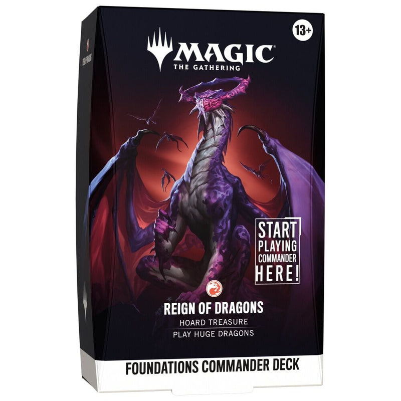 MTG Foundations - Starter Commander Deck Reign of Dragons