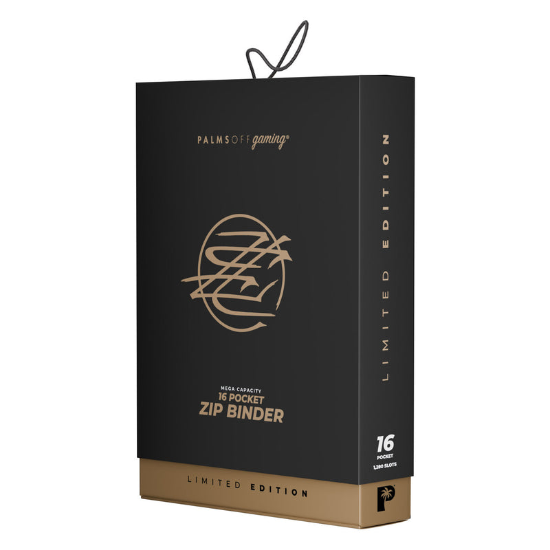 MEGA Capacity 16 Pocket Zip Binder - Palms Off Gaming MEGA Capacity 16 Pocket Zip Binder - Palms Off Gaming