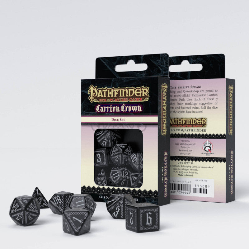 Q Workshop Carrion Crown Dice Set 7