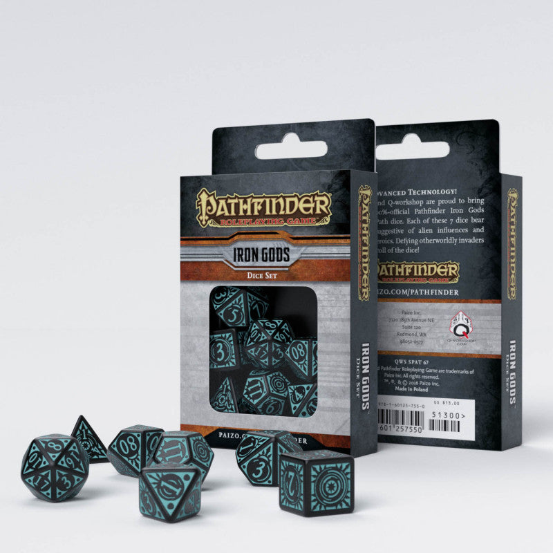 Q Workshop Iron Gods Dice Set