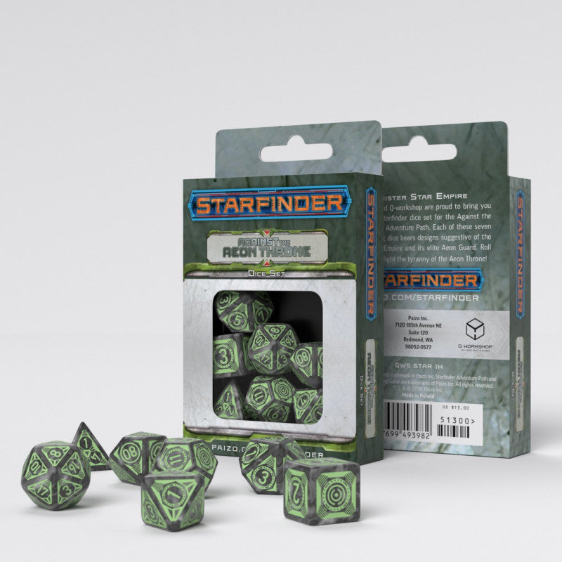 Q Workshop Starfinder Against The Aeon Throne Dice Set