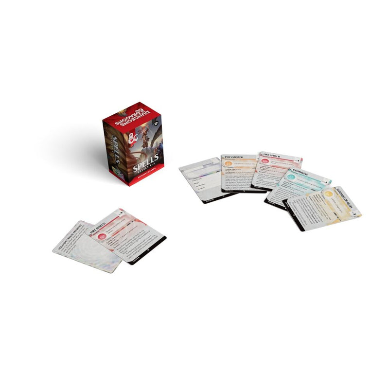 D&D Reference Cards - Spells: Levels 4–5