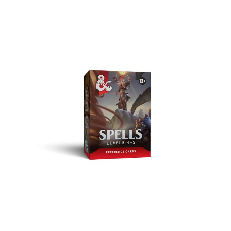 D&D Reference Cards - Spells: Levels 4–5