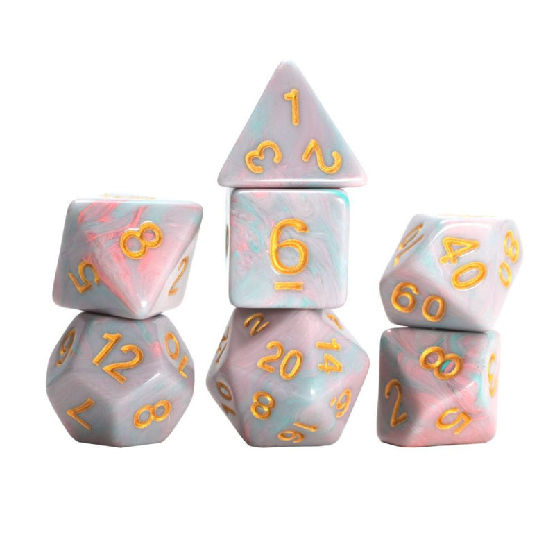 Sirius Dice - Pink Unicron RPG Dice Set