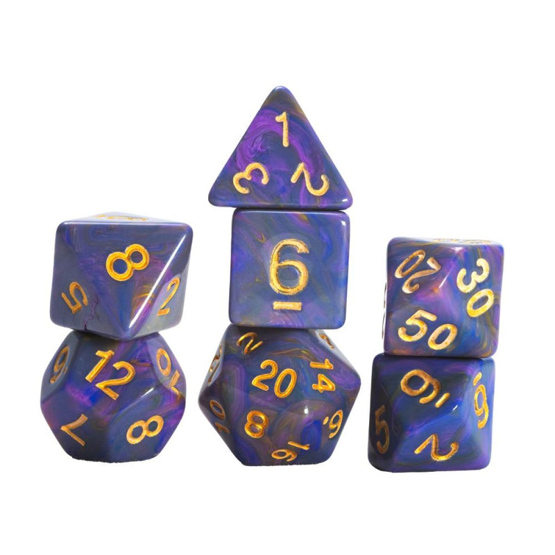 Sirius Dice - Purple Unicron RPG Dice Set