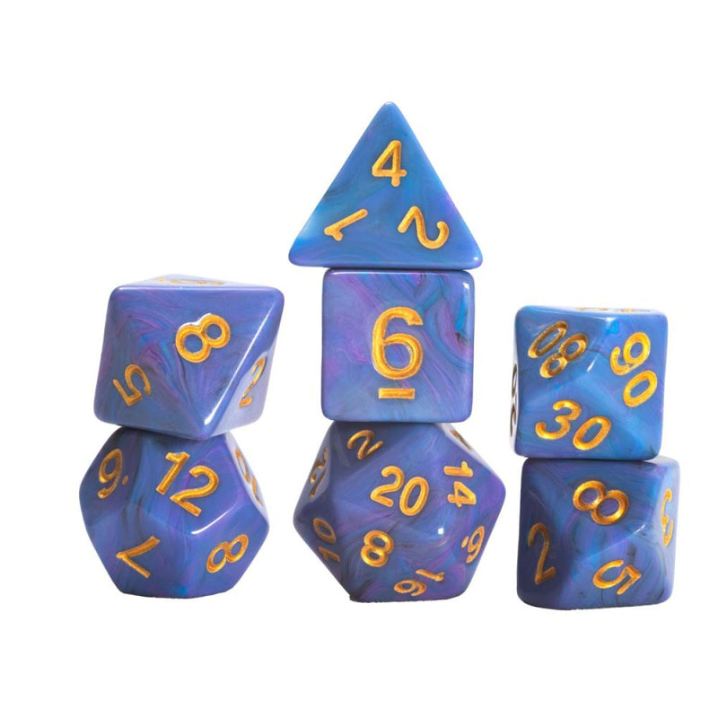 Sirius Dice - Blue Unicorn RPG Dice Set