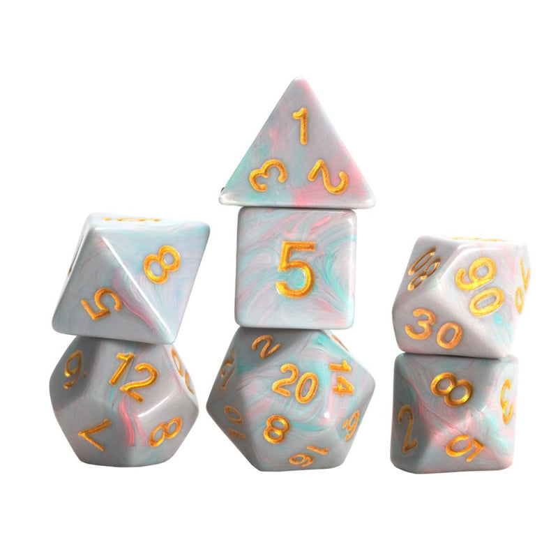 Sirius Dice - Teal Unicorn RPG Dice Set