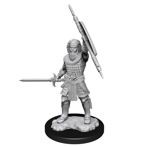 D&D Mini Human Male Fighter