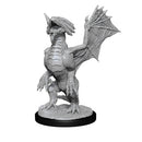 D&D Mini Bronze Dragon Wyrmling & Pile of Sea Found Treasure