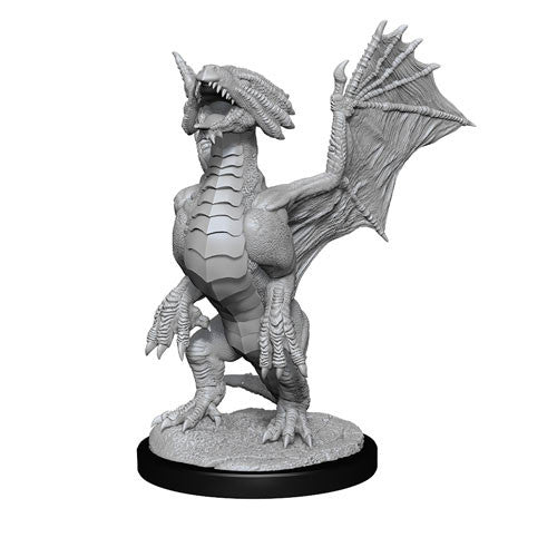D&D Mini Bronze Dragon Wyrmling & Pile of Sea Found Treasure