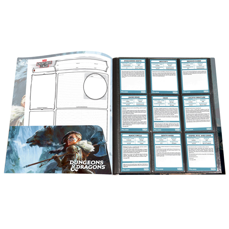 D&D Class Folio with Stickers - Barbarian