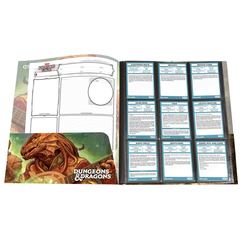 D&D Class Folio with Stickers - Bard