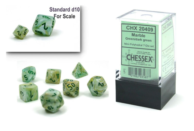 CHX 20409 Marble Mini Green/Dark Green 7-Die set