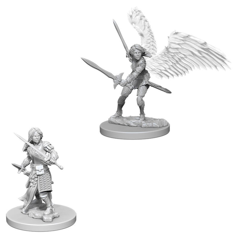 D&D Nolzurs Marvelous Unpainted Miniatures Aasimar Female Paladin