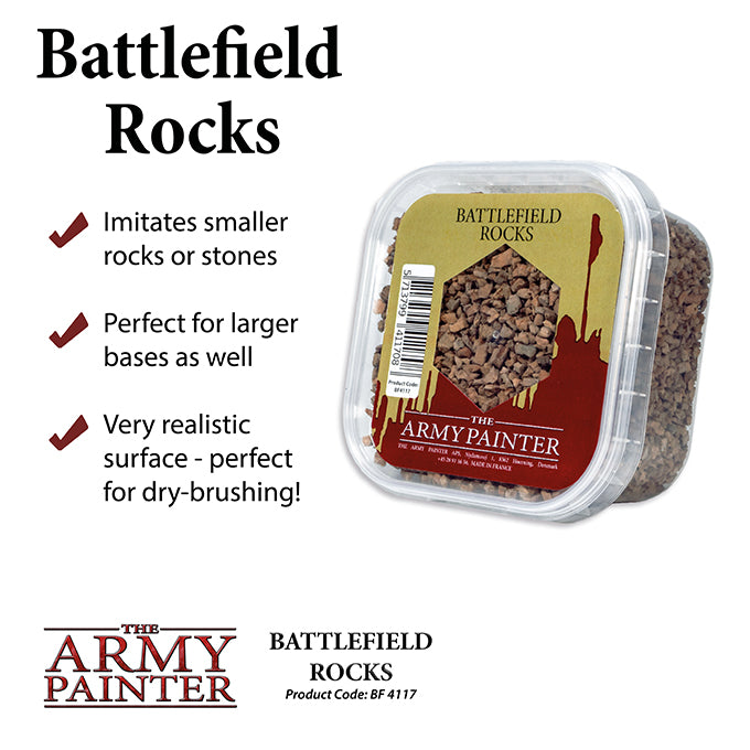 Army Painter Basing - Battlefield Rocks