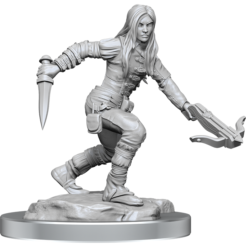 D&D Mini Half-Elf Rogue Female