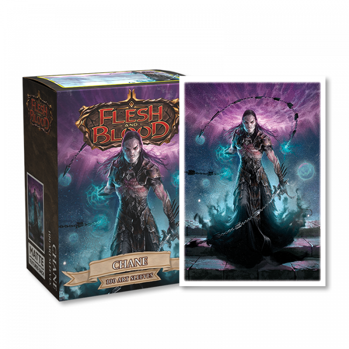 Sleeves - Dragon Shield - Box 100 - Matte Art - Flesh and Blood Chane