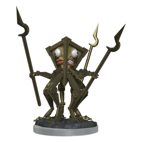 D&D Mini Barbarian Modrons