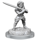 Critical Role Unpainted Miniatures Human Wizard Female & Halfling Holy Warrior Female