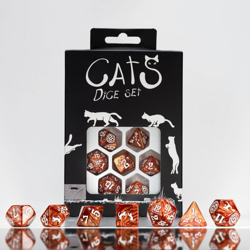 Q Workshop Cats "Muffin" Dice Set