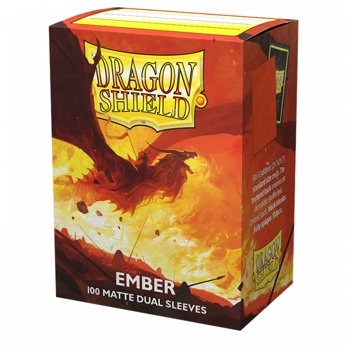 Dragon Shield - Box 100 - Standard Size Dual Matte Ember