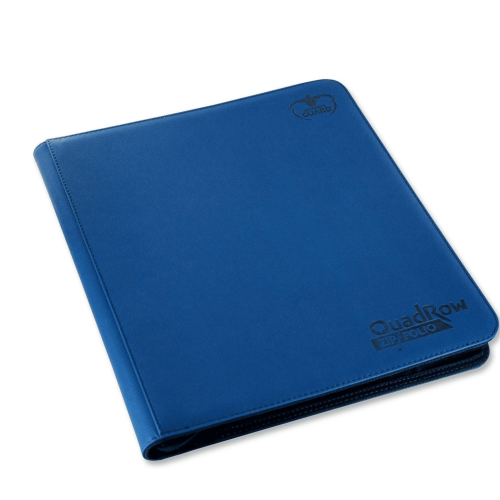 Ultimate Guard 12-Pocket QuadRow ZipFolio XenoSkin Dark Blue Folder