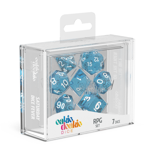 Oakie Doakie Dice RPG set Light Blue