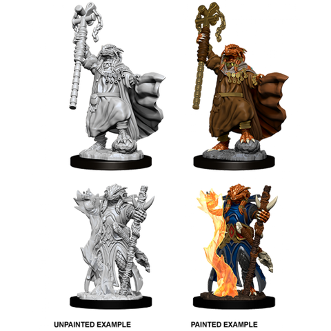 D&D Mini Female Dragonborn Sorcerer