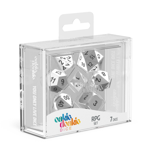 Oakie Doakie DIce RPG Metal Dice - Mercury