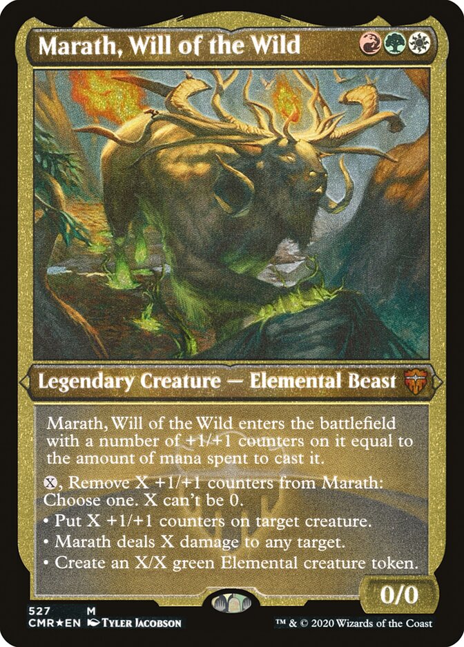 Marath, Will of the Wild (Foil Etched) [Commander Legends]