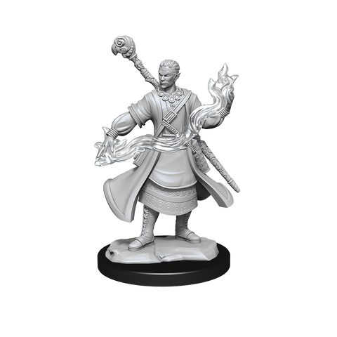 D&D Mini Half-Elf Wizard Male