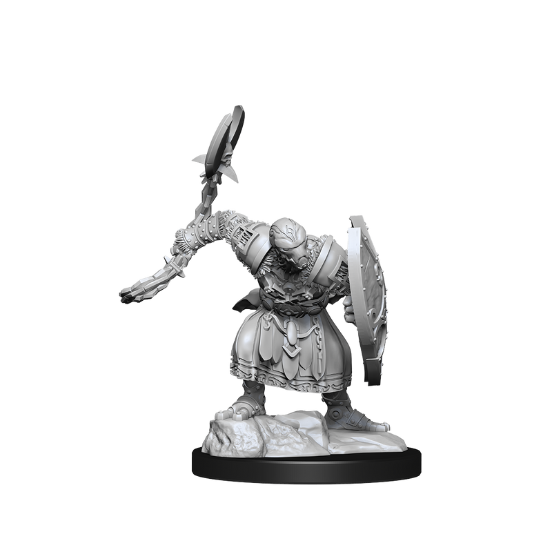 D&D Mini Warforged Barbarian