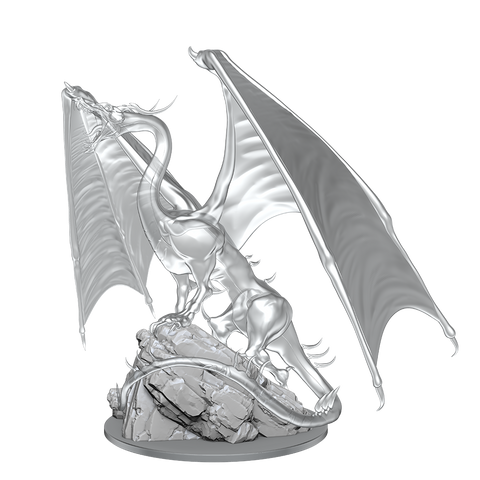 D&D Nolzurs Marvelous Unpainted Miniatures Young Emerald Dragon