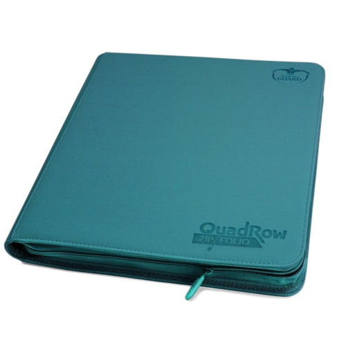 Ultimate Guard 12-Pocket QuadRow ZipFolio Xenoskin Petrol