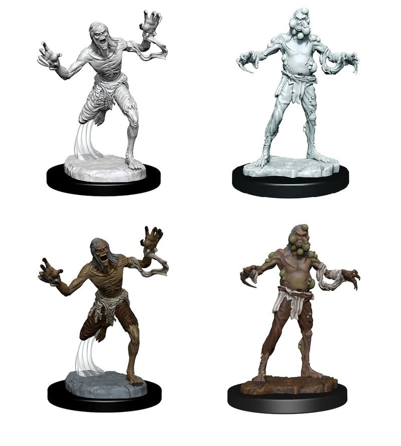 Critical Role Unpainted Miniatures Husk Zombies