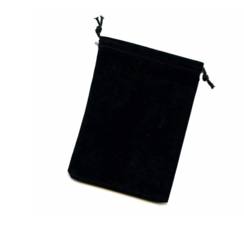 Chessix Suedecloth Bag (L) - Black